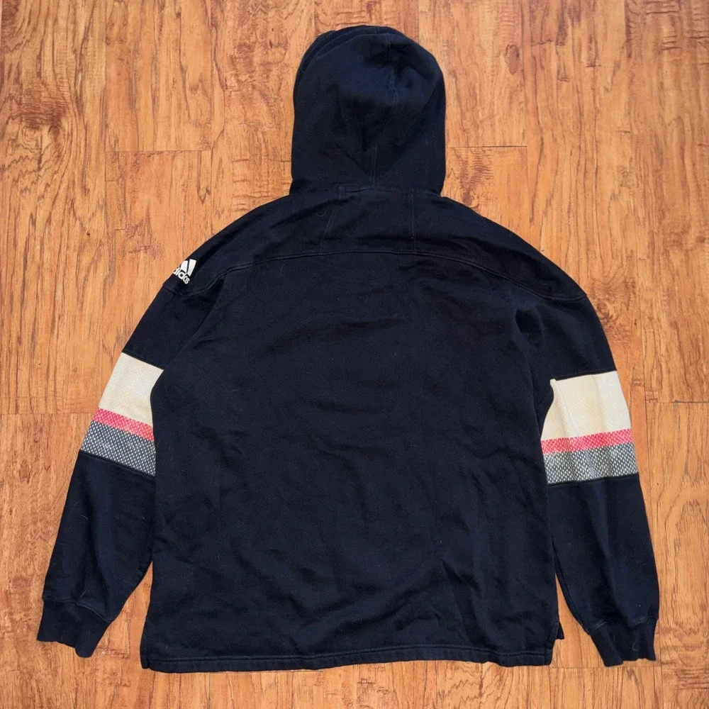 Adidas Vegas Golden Knights Mens XL Lace Up Hoodie Black Hockey Sweatshirt